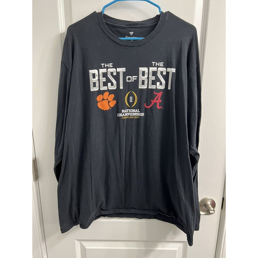 Clemson Tigers vs. Alabama Crimson Tide College Football Playoff 2017 Size 2XL